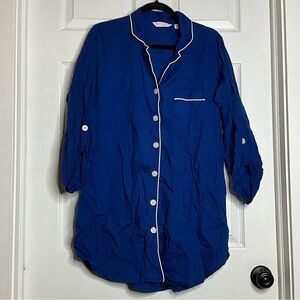 Victoria’s Secret Blue Night Shirt / Dress - Size L